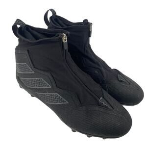 adidas Nasty Football Cleat Men's 13 Black front zip boots